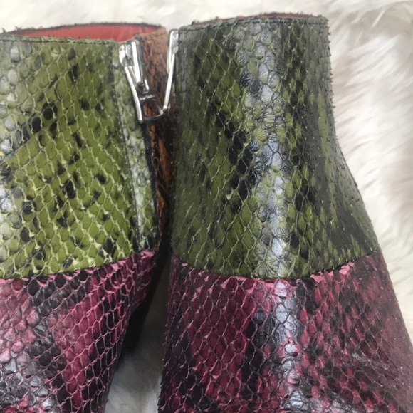 COPY - Acne Studios Multi-color Caroline Snake Boots - Picture 5 of 8